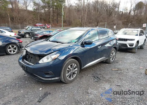 2015 Nissan Murano S z USA, uszkodzony, nr VIN 5N1AZ2MH5FN242991